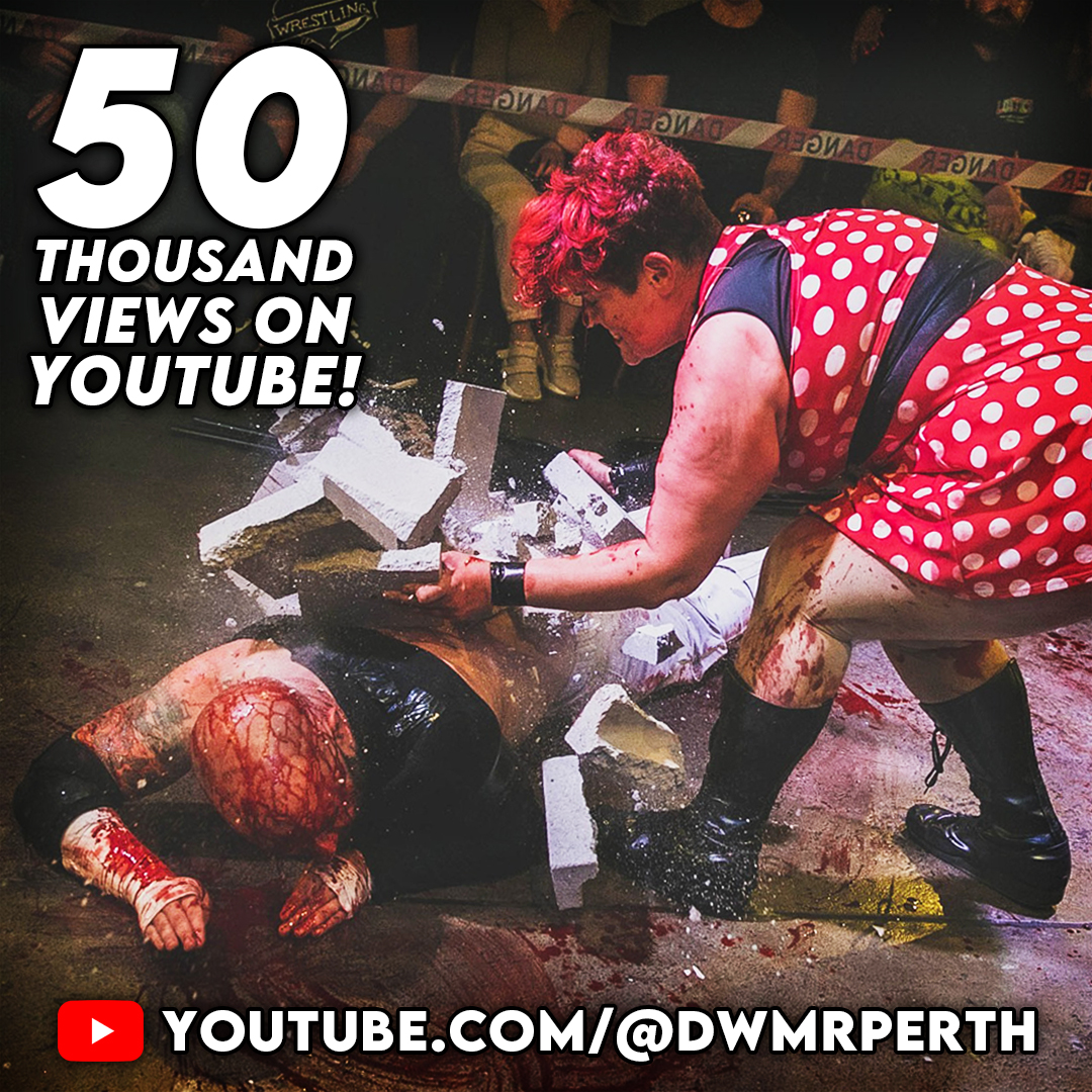 DWMRPerth's tweet photo. 5๏ธโฃ0๏ธโฃ THOUSAND VIEWS ๐คฏ
Michelle and Joel's Uncomfortably Fun Deathmatch has cracked over 50k VIEWS on our YouTube!
All of our shows are available to watch on our channel IN FULL for FREE ๐บ
Check out Michelle vs Joel here:
https://t.co/L0OMcLXqe5
@TheSmash_Hit @MHasluck https://t.co/Ss4X5h9Hnx