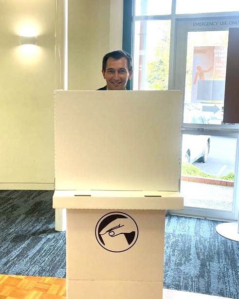 SimeonBrownMP's tweet photo. Voted to get rid of Labour and to get our country back on track! #PartyVoteNational https://t.co/GdUTmdir03