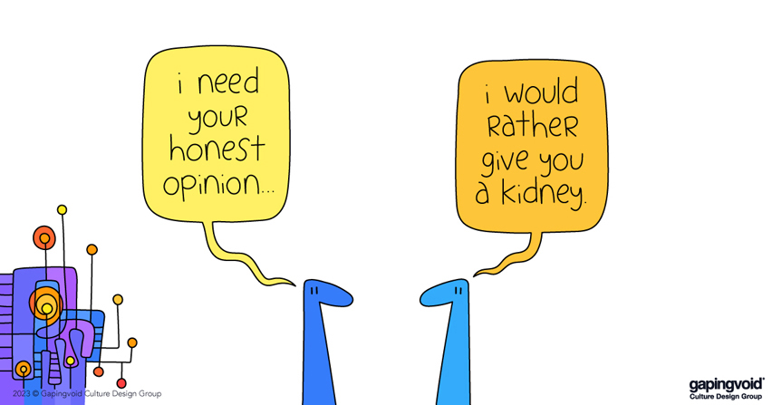 Margaret Heffernan famously said, “Conflict is frequent when candor is safe.” While it’s lovely to imagine a business culture that’s 100% candid and safe, most of us live in the real world where things aren’t so straightforward. Read on: bit.ly/3tr8Azq
