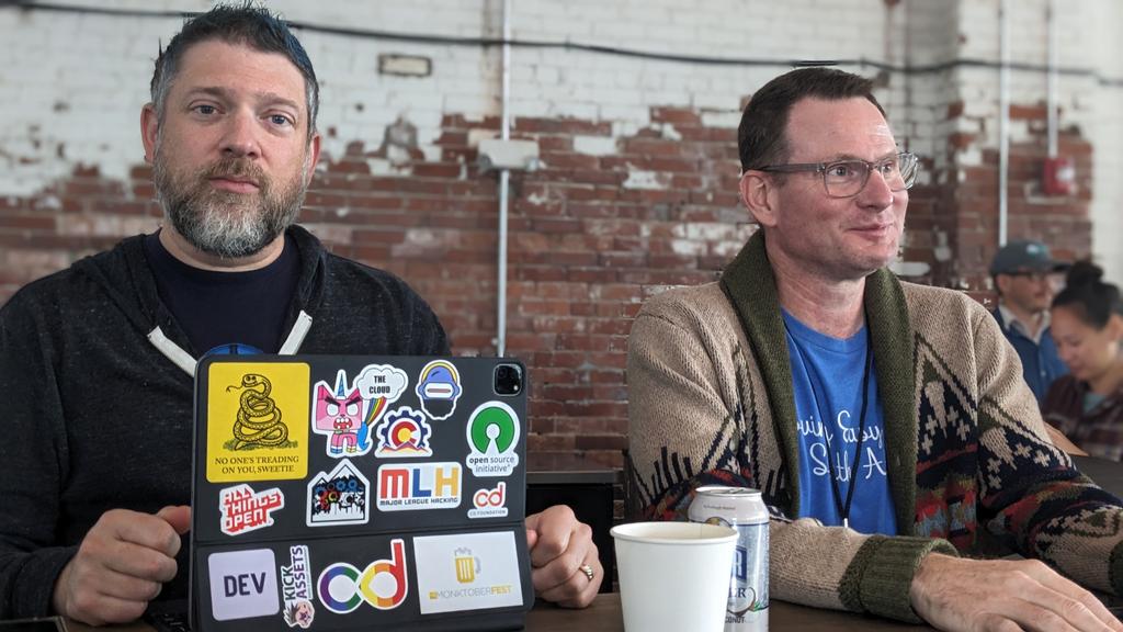 monktoberfest's tweet photo. These two, though #monktoberfest https://t.co/1WmeeAd2uY