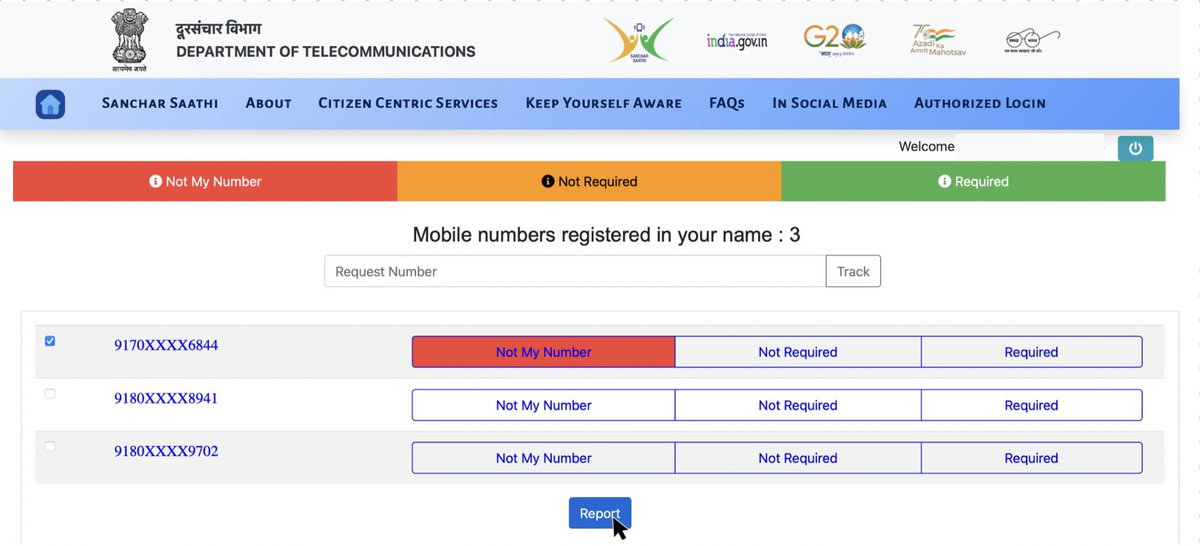 What if people are using your name to buy SIM cards?

The Government has introduced a portal Sanchar Saathi, where you can find and report fraud numbers registered under your name!!

Thanks to @anshgupta64 for this very useful information.

#sancharsaathi