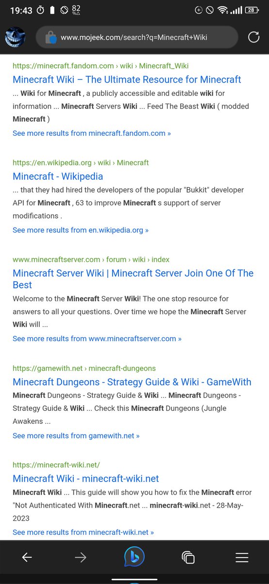AngzarrRAwDZA's tweet image. @phnixhamsta the official Minecraft Wiki now appears in google, bing, quant, &amp;amp; even in mojeek search results with the fandom wiki #minecraftwiki #minecraft #wiki #stopusingfandom