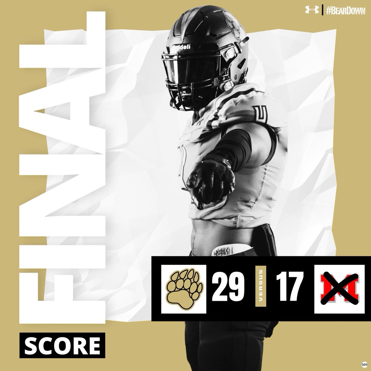 LincolnBearsFB's tweet image. Here…. kitty kitty 😏😏

WE BEAT ❌UNFORD‼️‼️ #BearDown #GameDayGraphics