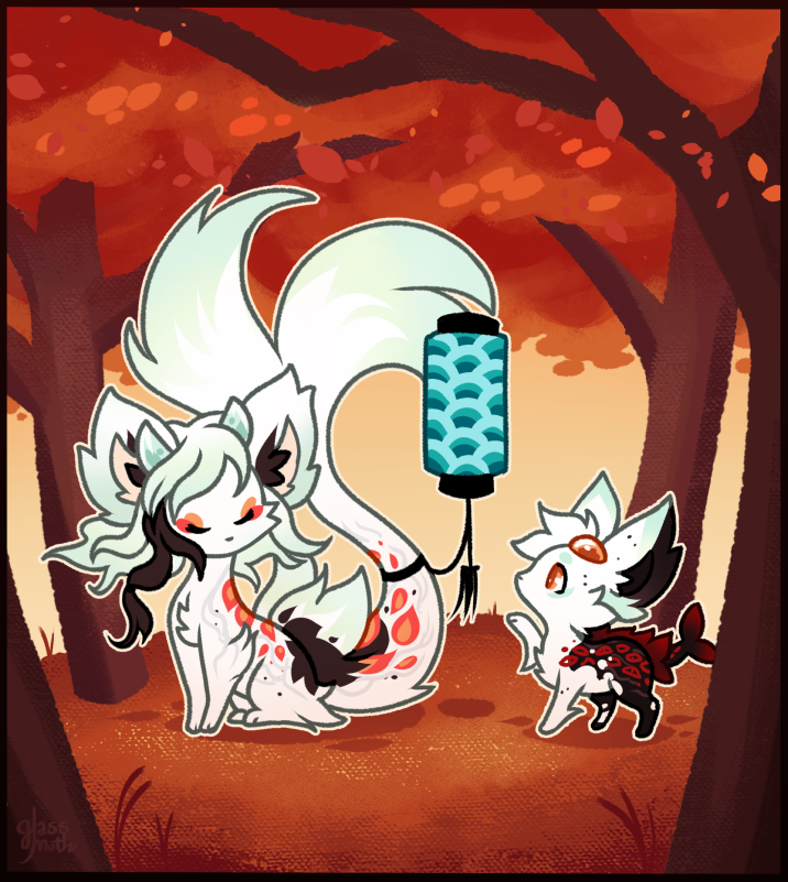 glassmoth's tweet photo. Tis the season for autumn festivals 🏮🍂 https://t.co/RkbZ9TDQC1