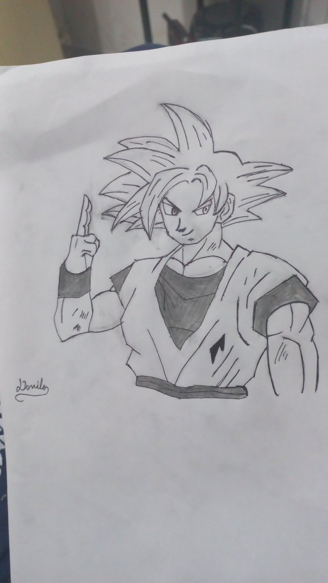 DaniloExtr3me's tweet image. Decidi desenhar um pouco hoje, ficou até legalzin
Fiz o Bardock Ssj e o Goku SsjGod