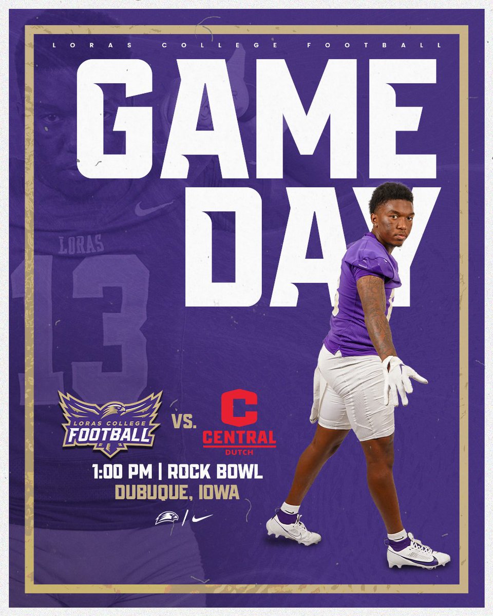 Let's go to war.

🆚» Central College
🏟️» Rock Bowl
🕐» 1 P.M.
📊» bit.ly/48eSnNA
📺» bit.ly/46igQjr

#GoDuhawks