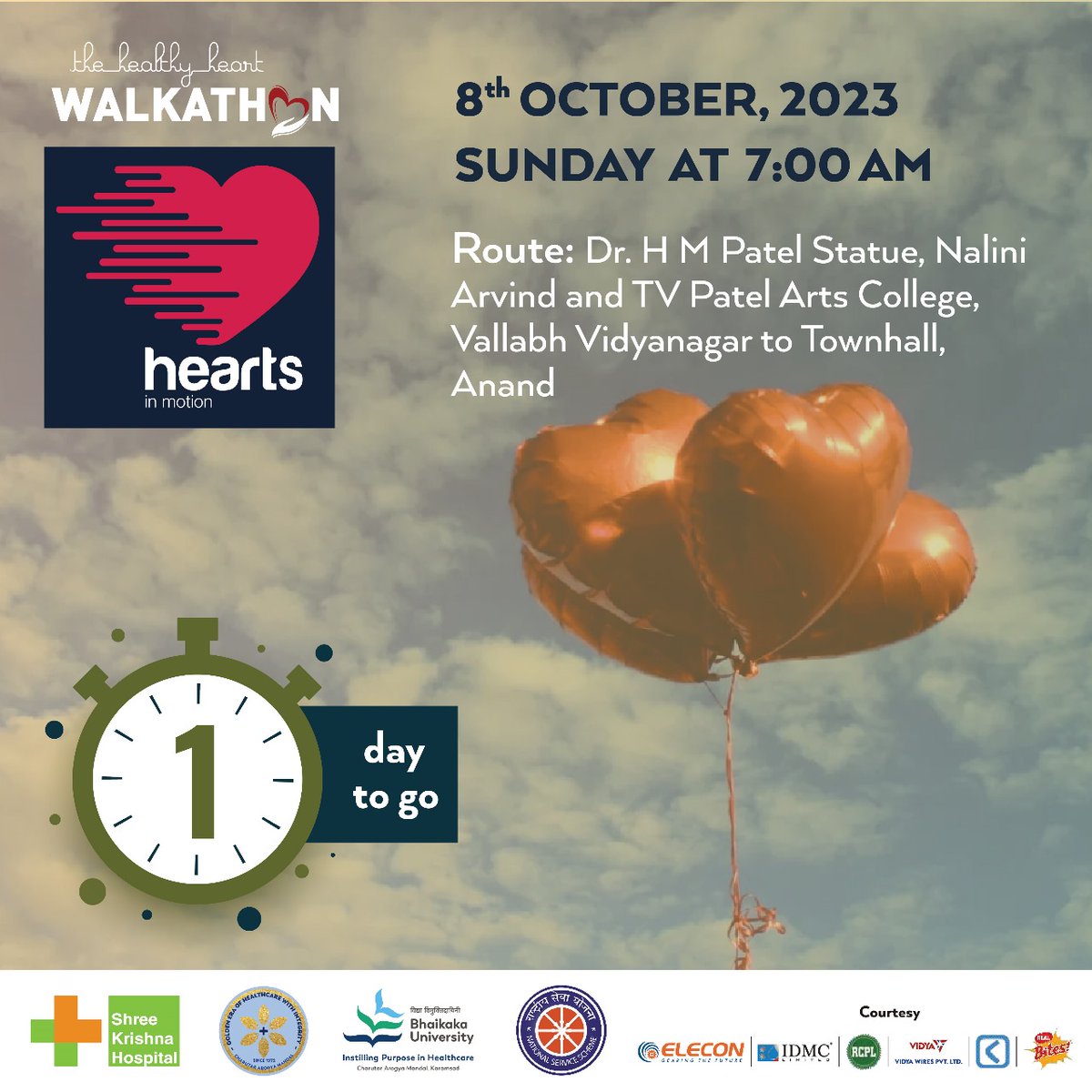 BhaikakaK's tweet image. #thehealthyheartwalkathon #theheartywalk #thehealingtree #shreekrishnahospital #bhaikakauniversity