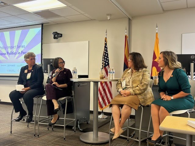 Thanks, @chandlerchamber for inviting Chandler's four House members to the public policy meeting. We discussed workforce development, water, transportation, education, and more. With @P_ContrerasAZ, @TraversforAZ & @JWilloughbyAZ