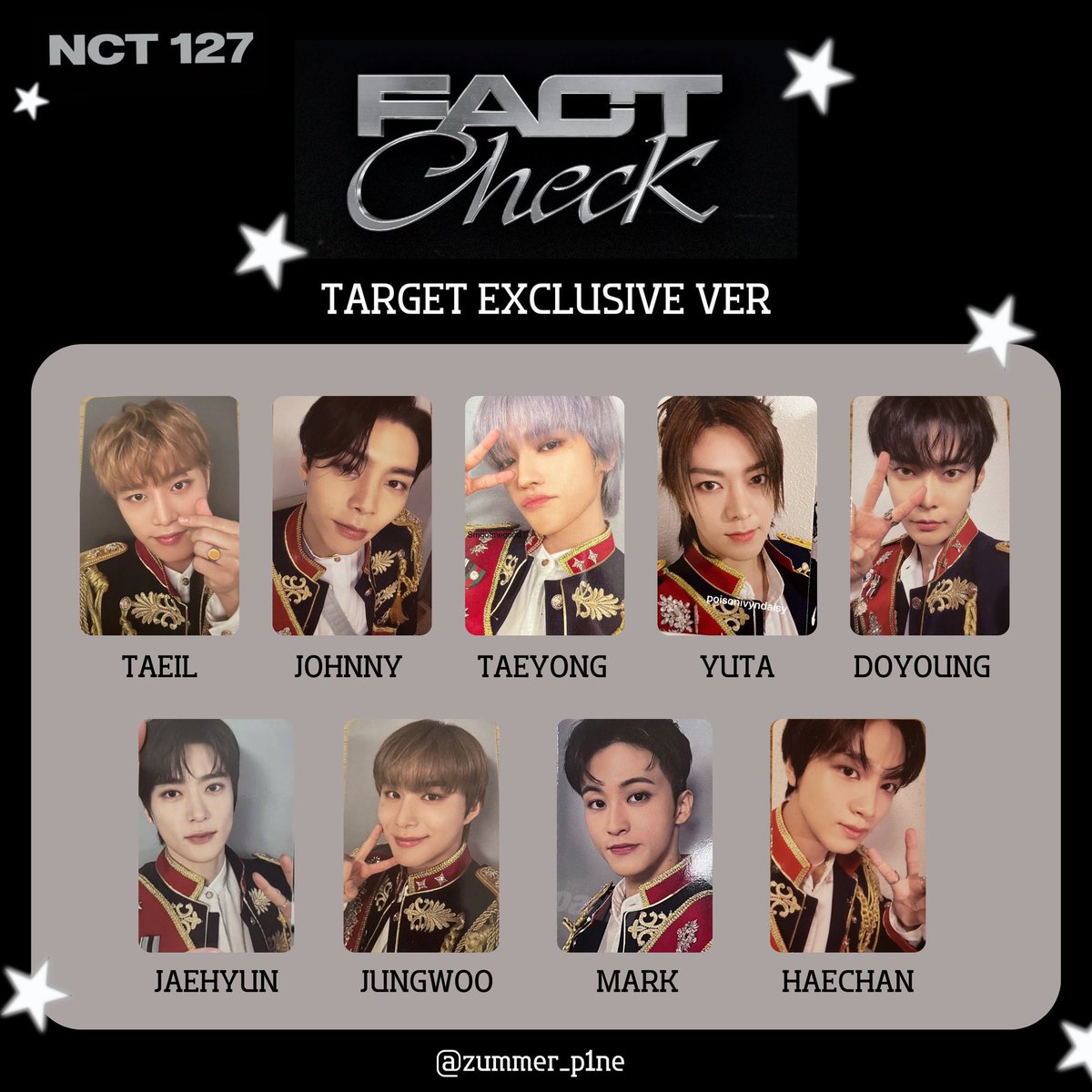 NCT127 FactCheck Target盤 ヘチャン トレカ