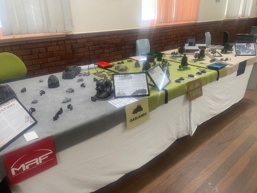 Group norths open day tomorrow these are just some of tables set up , hall open 10am-4pm
With trade stands,  second hand &amp; commission tables 
Blood and plunder , MCP, multiple demo table , Japanese and war of the worlds plus more