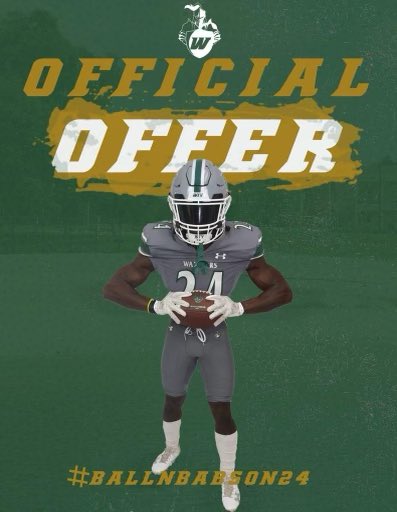 Blessed to say that I received another offer from <a href="/WebberFB/">Webber Int'l University Football</a> thanks to <a href="/CoachBoom3/">Cornelius Murray</a> for an opportunity to play at the next level 💯💪🏽