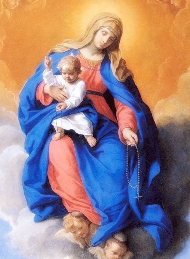 TempusFugit4016's tweet photo. "Commend your children to the Immaculate Heart of Mary. When parents pray the Rosary, at the end of each decade they should hold the Rosary aloft and say to her: "With these beads bind my children to your Immaculate Heart!" She will attend to their souls." - St. Louise Marillac https://t.co/K7rxIQGfhh