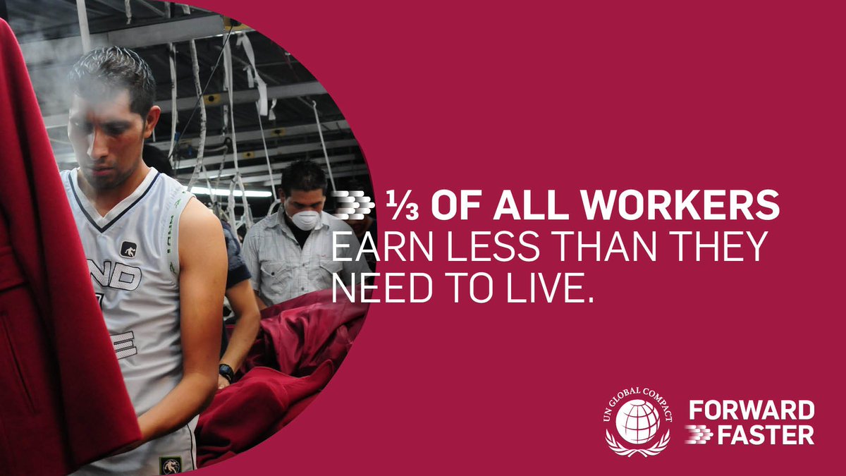 🚨 Over a billion working people worldwide are struggling to earn enough for a decent standard of living.

On World Day for #DecentWork, it's time to take action. Explore how your company can ensure a living wage for all. Visit ForwardFaster.UNGlobalCompact.org.

#ForwardFaster2030 #WDDW23