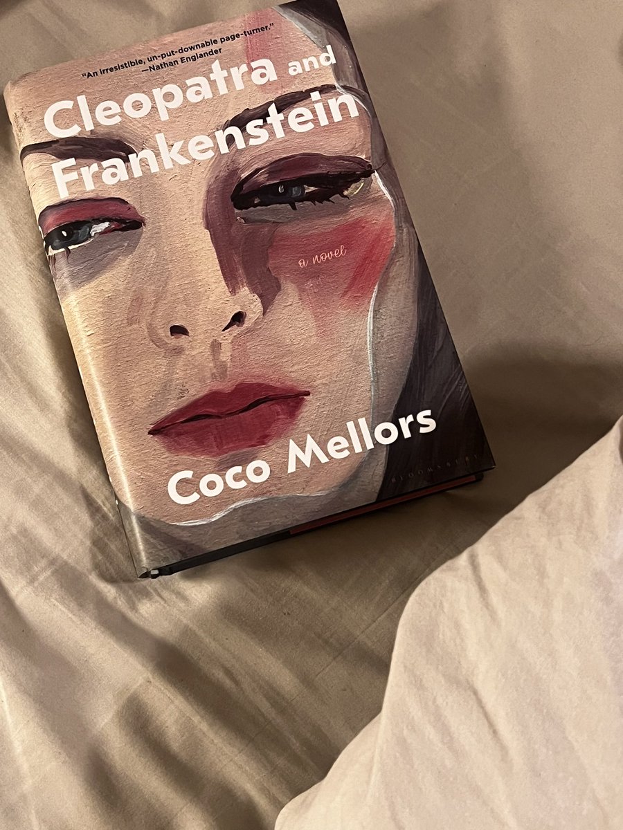My Friday night read 🤓 #NowReading #CleopatraAndFrankenstein