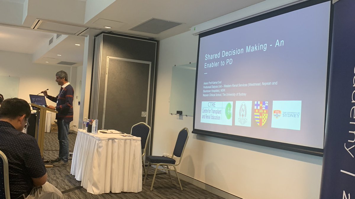 PD is a patient centered therapy building on shared decision making. Putting patient first by @kamal_sud #pdacademy2023 @ANZSN @ISPD1 @DWJohnsonNeph @mudgey2 @WalaaSaweirs @jennyhcchen @tan_eddie @kuljinder_md