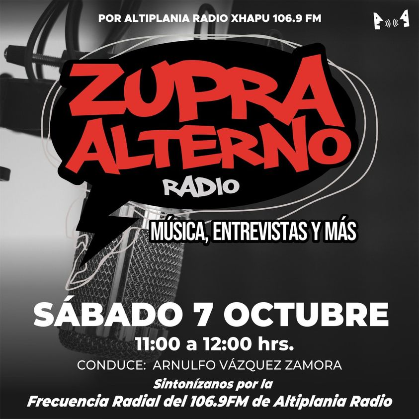 ARNULFOVAZQUEZ's tweet image. #MOODSDONOTFALLATTITUDERECHARGEES  #ZUPRAALTERNO #ROCKYOTRASALTERNATIVAS #SÁBADO07SEPTIEMBRE #APARTIRDELAS11DELAMAÑANA #ALTIPLANIARADIO106PUNTO9FM #CONDUCEARNULFOVZ #DGPHYAYOL #SAHAGUNENSES #NEXTTOSEVENTYYEARSANDMORESAHAGUNCITYRULES #MX2023

radioytelevision.hidalgo.gob.mx/pag/radiotepea…