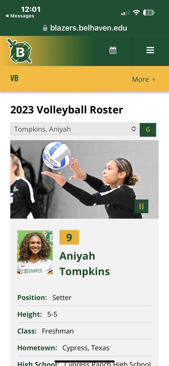 These two are more alike than they think! I love watching them both play. @PaytonTompkins @aniyah_t14