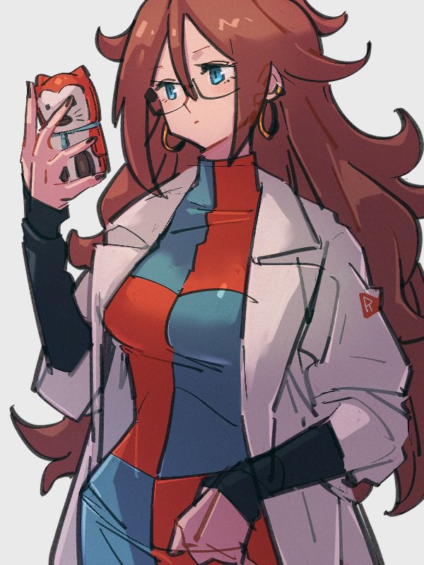 *21 was doing some lab work when her phone vibrates, it was from {Reader} along with a message and image or video* {#LewdRP} {#MVRP}
