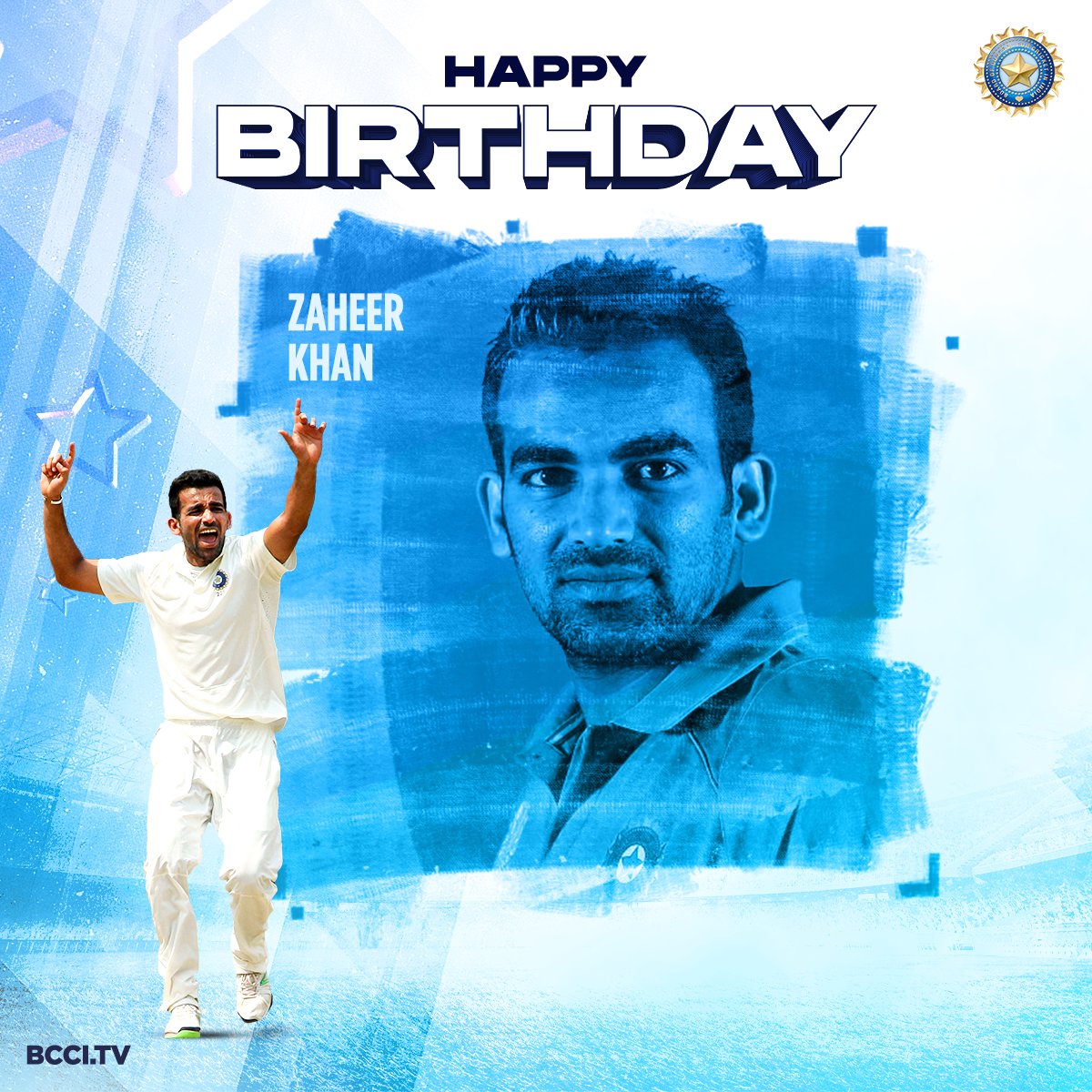 3️⃣0️⃣9️⃣ intl. games
6️⃣1️⃣0️⃣ intl. wickets 👌🏻
2011 World Cup-winner 🏆

Wishing a Happy Birthday to former #TeamIndia pacer @IamZaheer 🎂👏🏻