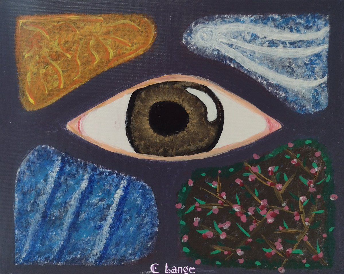 SkarletKris's tweet photo. Les 4 éléments et le 3eme œil 

C. Lange 

Acrylique
Canvas 8"1/2 × 11" https://t.co/mz95LfW5kX