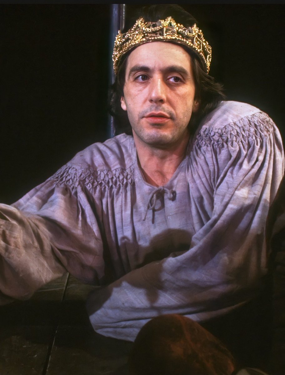 bestofpacino's tweet image. Al Pacino starring in “Richard III” on Broadway, 1979.