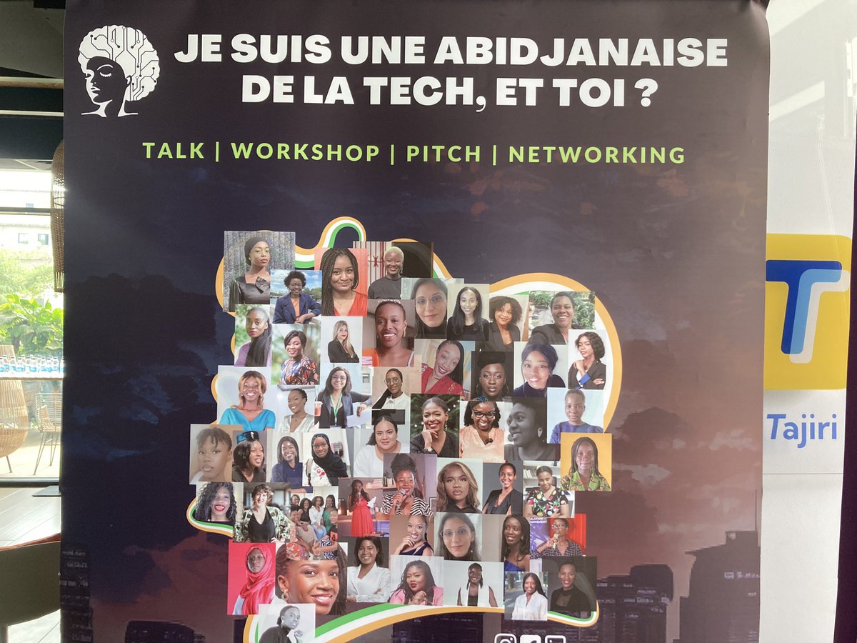 👏🏾🚀Today with <a href="/abjintech/">Abidjanaises In Tech 👩🏾‍💻</a> in #Abidjan
🤔 Brainstorming and learning about #womenintechafrica #techinclusion #sustainabletechnologies #startups #innovation by #women 
Pleased to have given the opening words 🙏🏽🙏🏽 #oiitid oiitid.org 
#cotedivoire