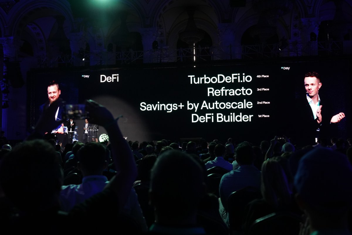 CodeMultiversX's tweet image. 3/ DeFi Track, in partnership with @EntityFinance

1st: @thedefibuilder
2nd: Savings+ by @autoscale_
3rd: @refracto_io
4th: @turbodefi