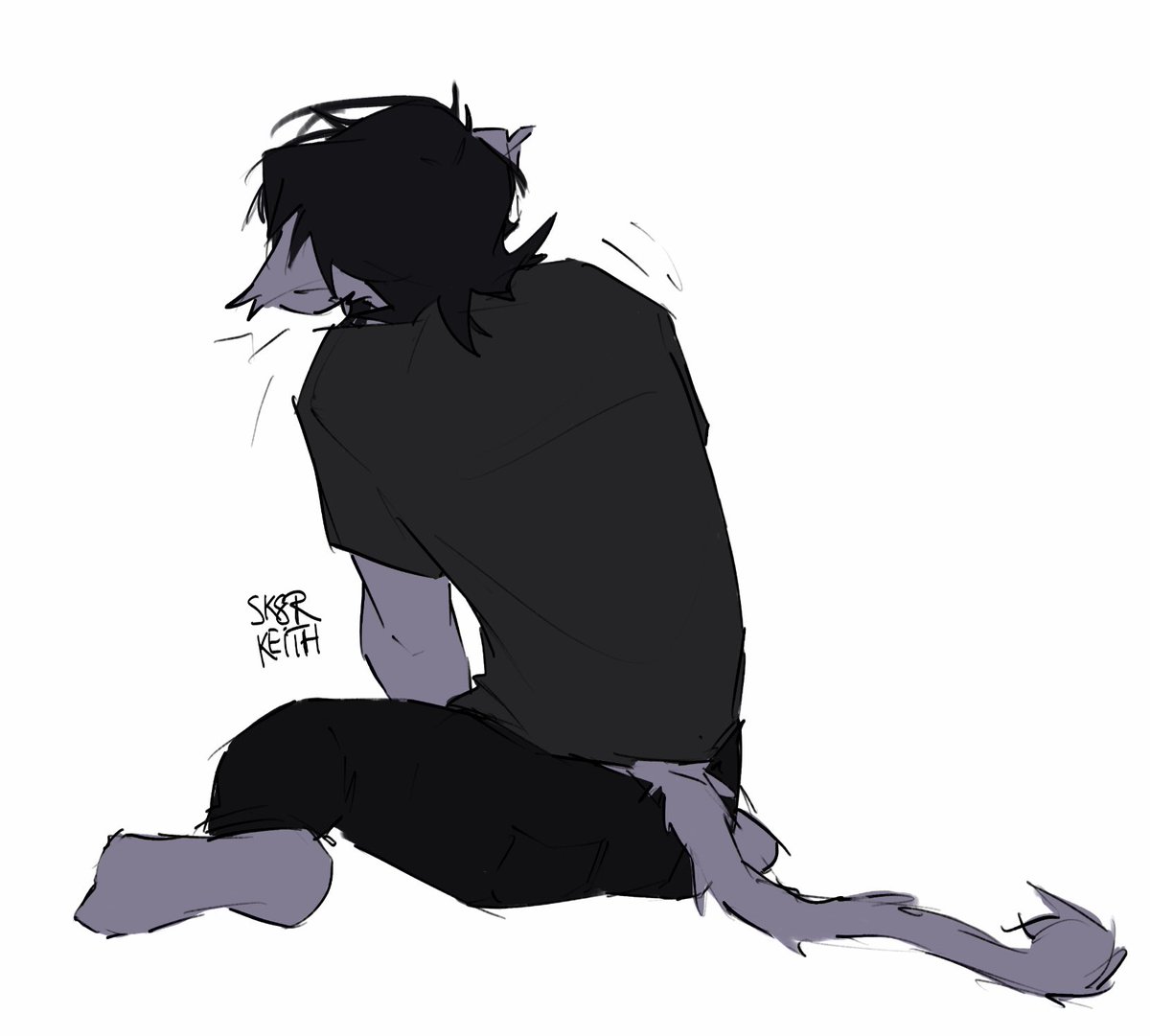 sad little galra kitty :< #keithkogane #vld