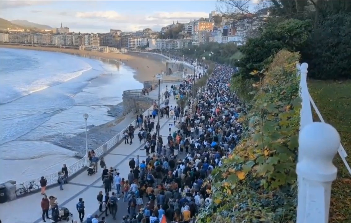 Donostia, Euskal Herria #StopGazaGenocide #FreePalestine #PalestinaAurrera 🇵🇸