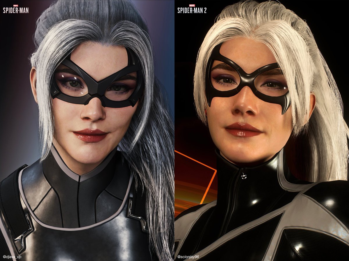 Black Cat, her face card never declines 🤍