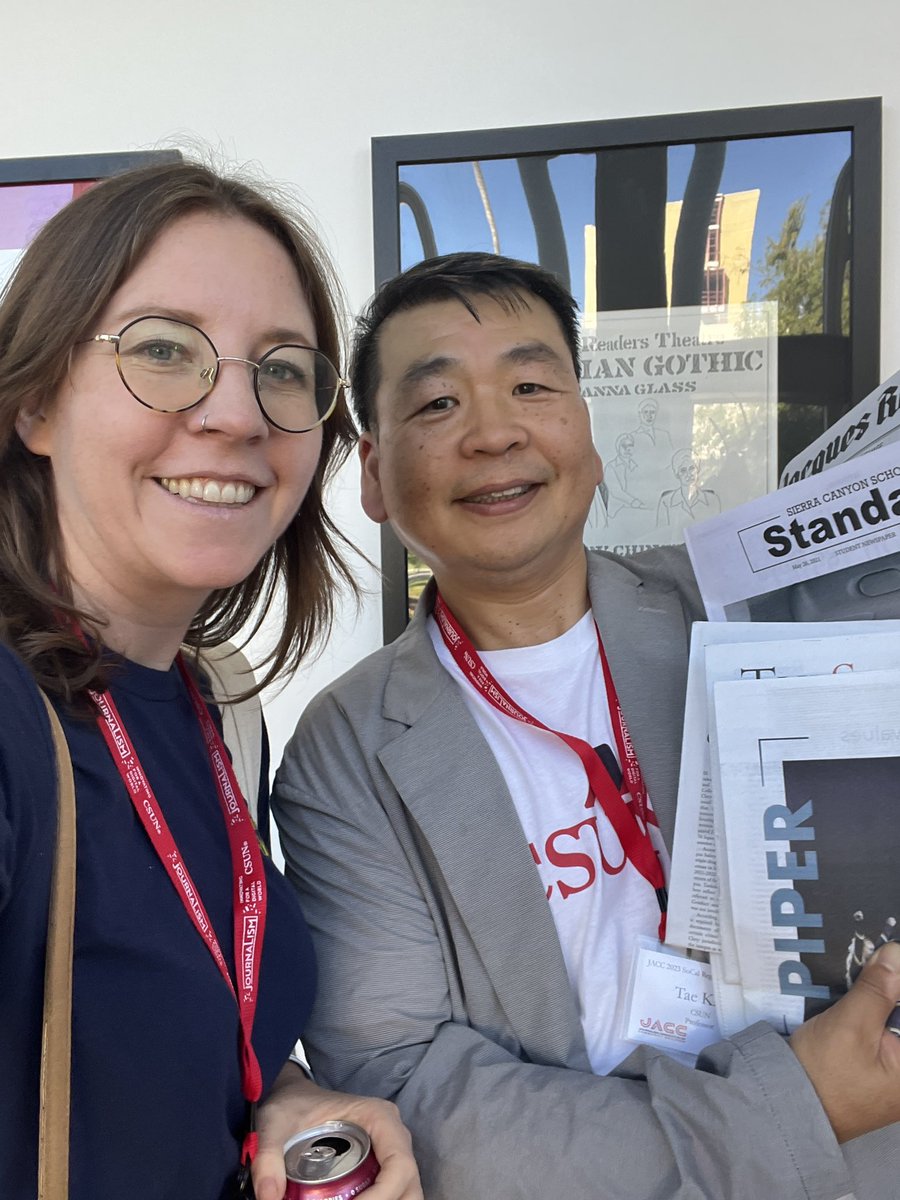 Nice catching up with my former colleague <a href="/thk311/">Taehyun Kim</a> from <a href="/CSUNJournalism/">CSUN Journalism</a> <a href="/csunorthridge/">Cal State Northridge</a> at #JACC2023
