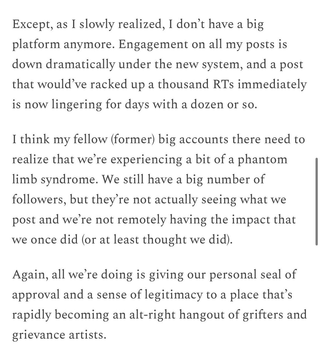 One of my favourite follows left BirdNoise HellSite and here's why: