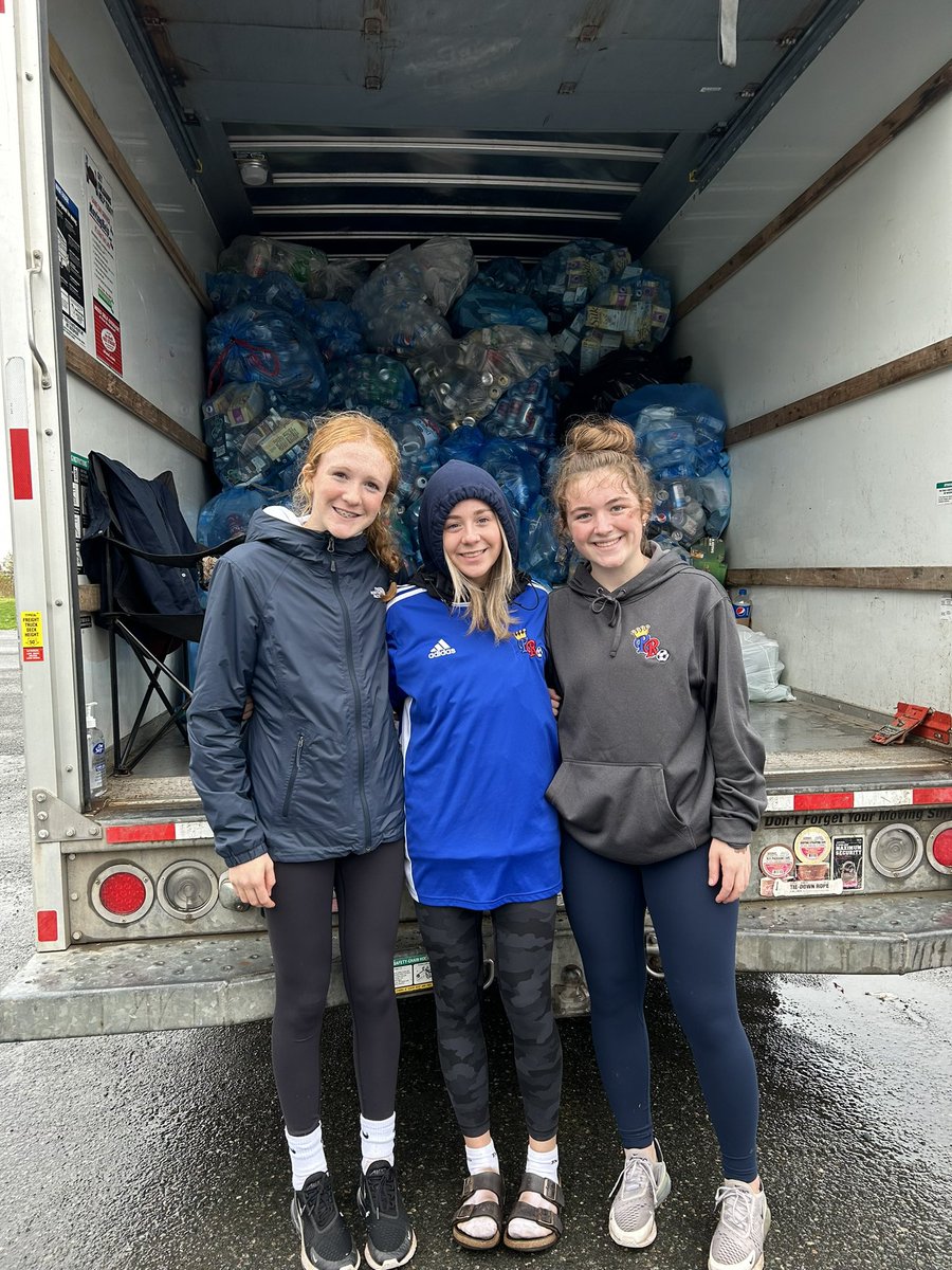 Varsity Soccer would Iike to thank everyone who generously supported their bottle drive.