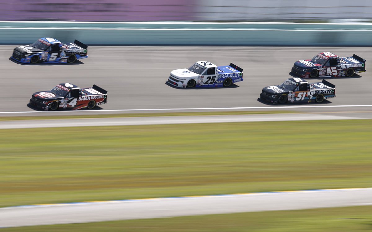 Kyle Busch Motorsports (@kbmteam) on Twitter photo Final
Results from <a href="/HomesteadMiami/">Homestead-Miami Speedway</a>
<a href="/chasepurdy12/">Chase Purdy</a> | <a href="/BamaBuggies/">Bama Buggies</a> P11
<a href="/DriverJackWood/">Jack Wood</a> | @Hi5sFoundation P13 Final
Results from <a href="/HomesteadMiami/">Homestead-Miami Speedway</a>
<a href="/chasepurdy12/">Chase Purdy</a> | <a href="/BamaBuggies/">Bama Buggies</a> P11
<a href="/DriverJackWood/">Jack Wood</a> | @Hi5sFoundation P13
