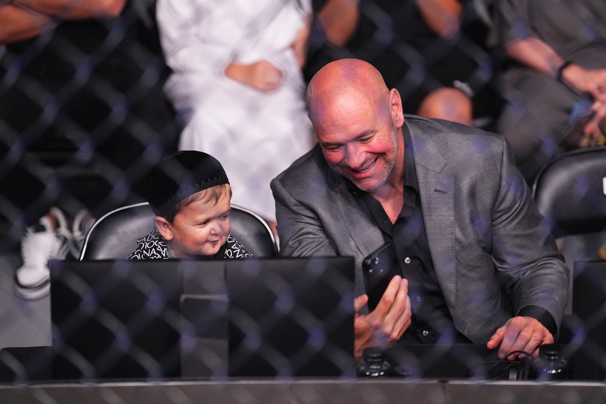 ufc's tweet photo. Best buds 🥹 #UFC294 https://t.co/cm5txSImJL