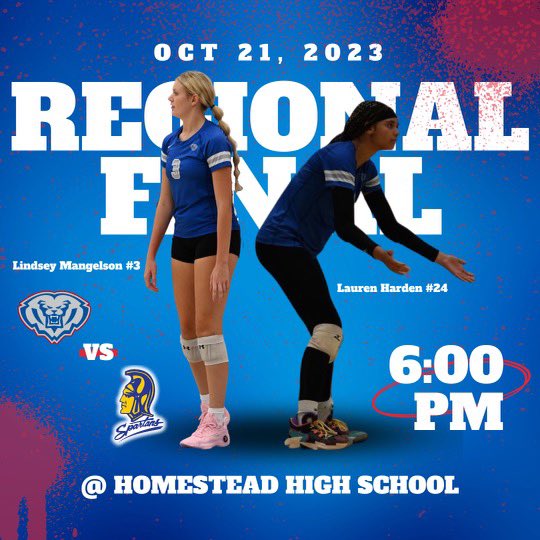 Regional final!
Today at 6:00pm at Homestead.
Tune in and support at ihsaatv.org/carrollhighsch…