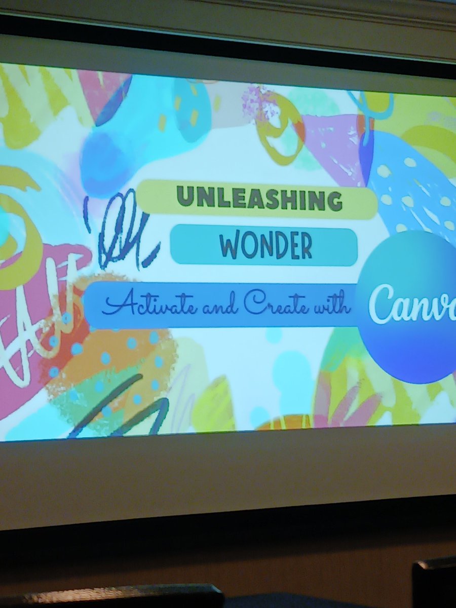 Can't wait to learn more about Canva!  Thanks Renee Owens and Caroline Shearer! #pctela23