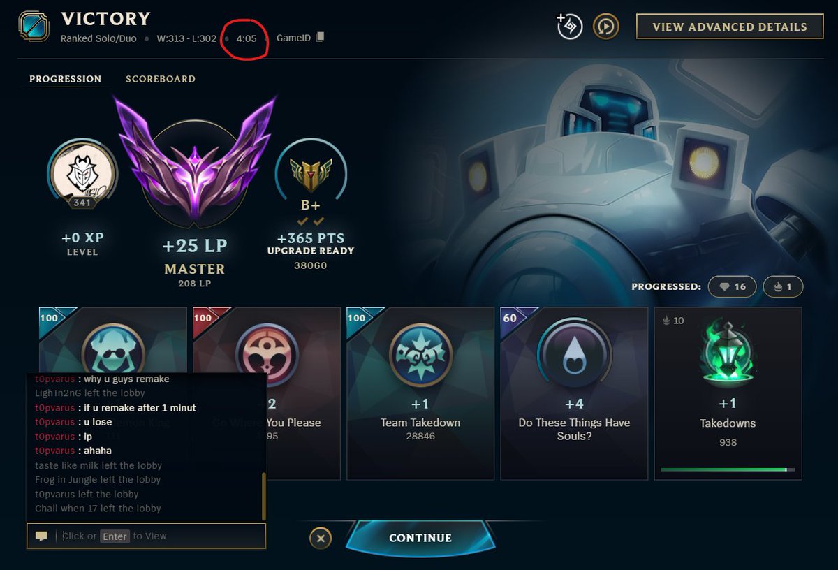 So kann man auch climben. Entspanntes 4-min-Game