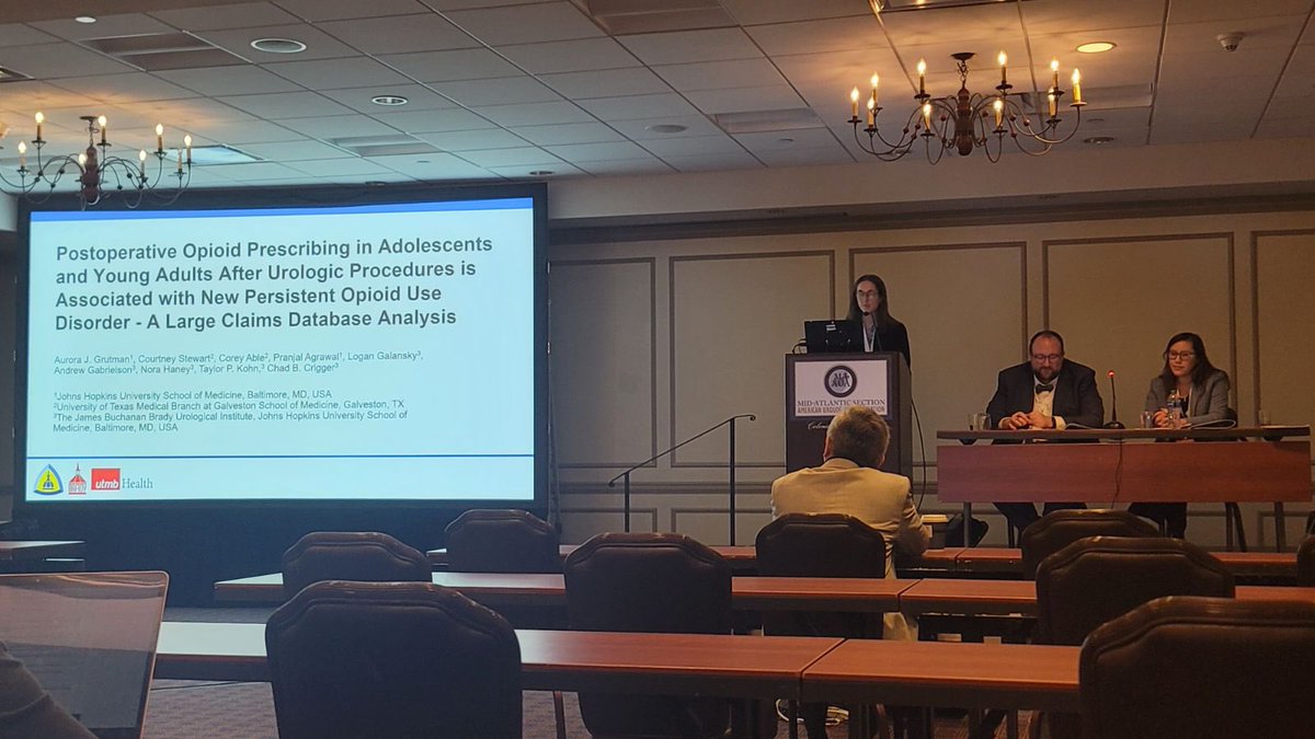 Chad Crigger, MD, MPH (@dr_chad11) on Twitter photo Fresh off the <a href="/urogoldjournal/">Urology Gold Journal</a> press and fresh off the stage, <a href="/auroragrutman/">Aurora Grutman</a> a MS2(!!) presented her 1st author publication <a href="/MidAtlanticAUA/">Mid-Atlantic Section of the AUA | MAAUA</a> pediatric session. Impressive work and even more important findings! Fresh off the <a href="/urogoldjournal/">Urology Gold Journal</a> press and fresh off the stage, <a href="/auroragrutman/">Aurora Grutman</a> a MS2(!!) presented her 1st author publication <a href="/MidAtlanticAUA/">Mid-Atlantic Section of the AUA | MAAUA</a> pediatric session. Impressive work and even more important findings!