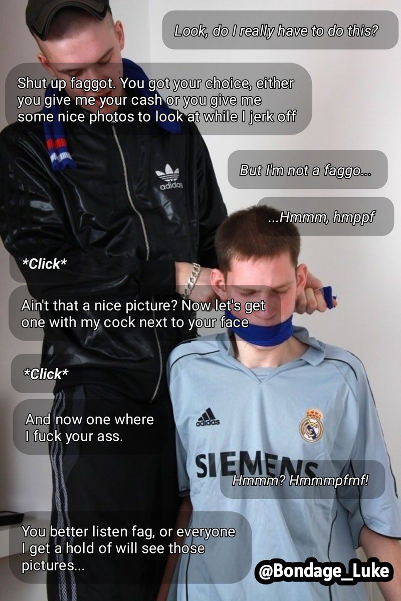 Giving your kidnapper blackmail material usually doesn't lead to him fullfilling the promise of letting you go

Once he can blackmail you he will use that to get more and more material, until freedom is a dream you will never reach

But lets be honest. You like it that way...