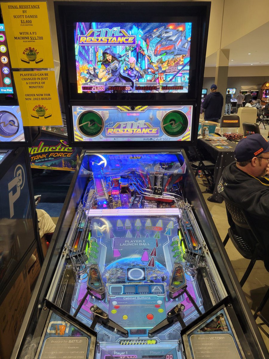 turbografx7's tweet photo. finally was able to play Final Resistance from @multimorphic! very fast, very fun! Now to wait for mine to show up!
#pinball #finalresistance #multimorphic #P3 #arcade #gameroom #pinballevolved https://t.co/uZwAb4bHDR
