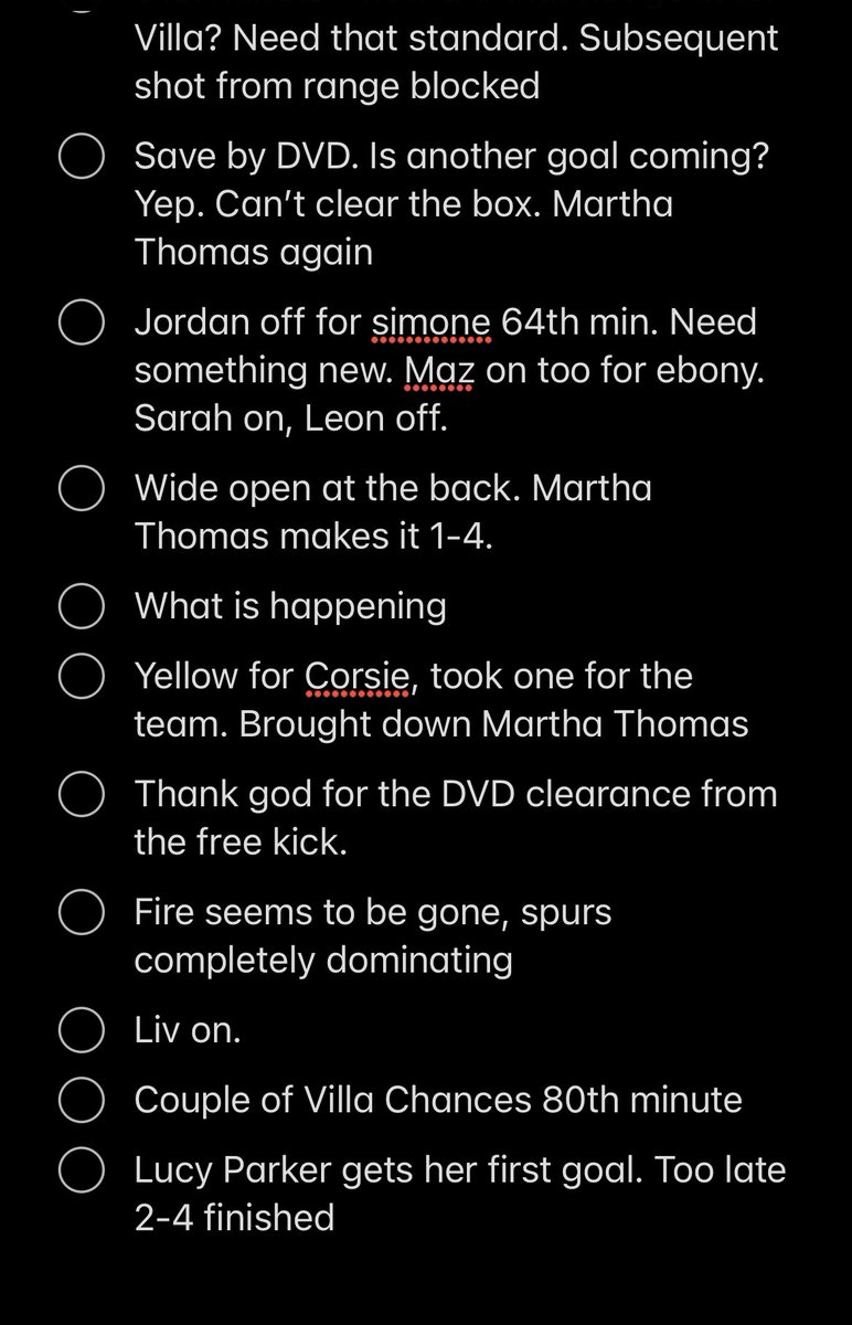 TheWhole115Y's tweet photo. ‘Martha Thomas again’
‘What is happening’
‘Too late’
Pretty much sums up the second half 😂
Well a true fan is there for all weathers and we know you’ve got the quality!!!
Come on Villa. #blognotes https://t.co/HXm44h06xd