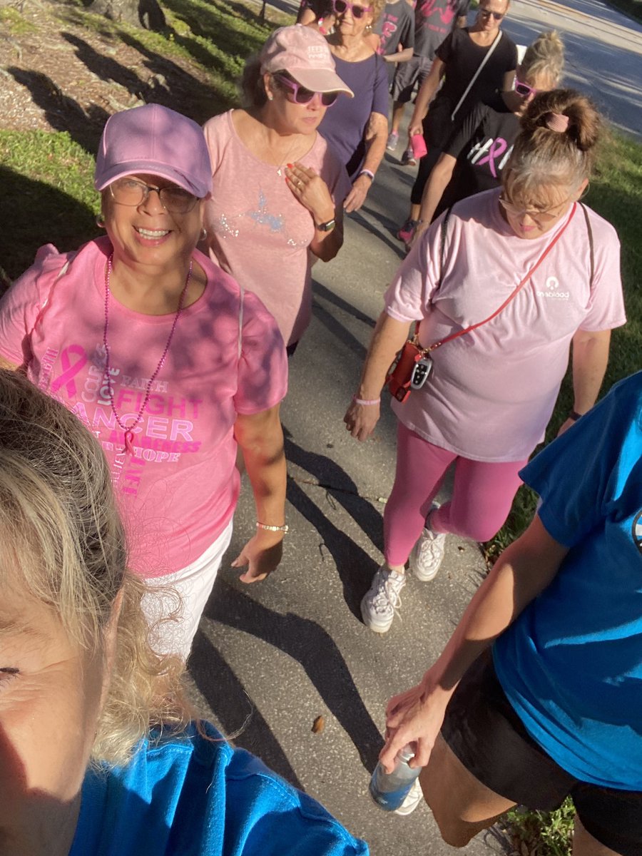 MsMicheleHolmes's tweet photo. Members of #TeamSDIRC at this morning’s #MakingStrides against breast cancer walk! Beautiful morning for a fantastic event! https://t.co/rTbQc3c8fp