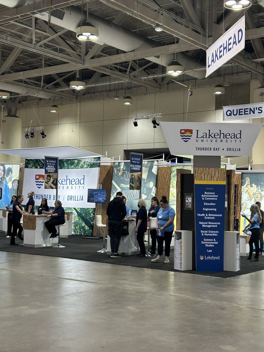 Looking forward to a weekend with the @mylakehead crew recruiting at the Ontario Universities Fair.