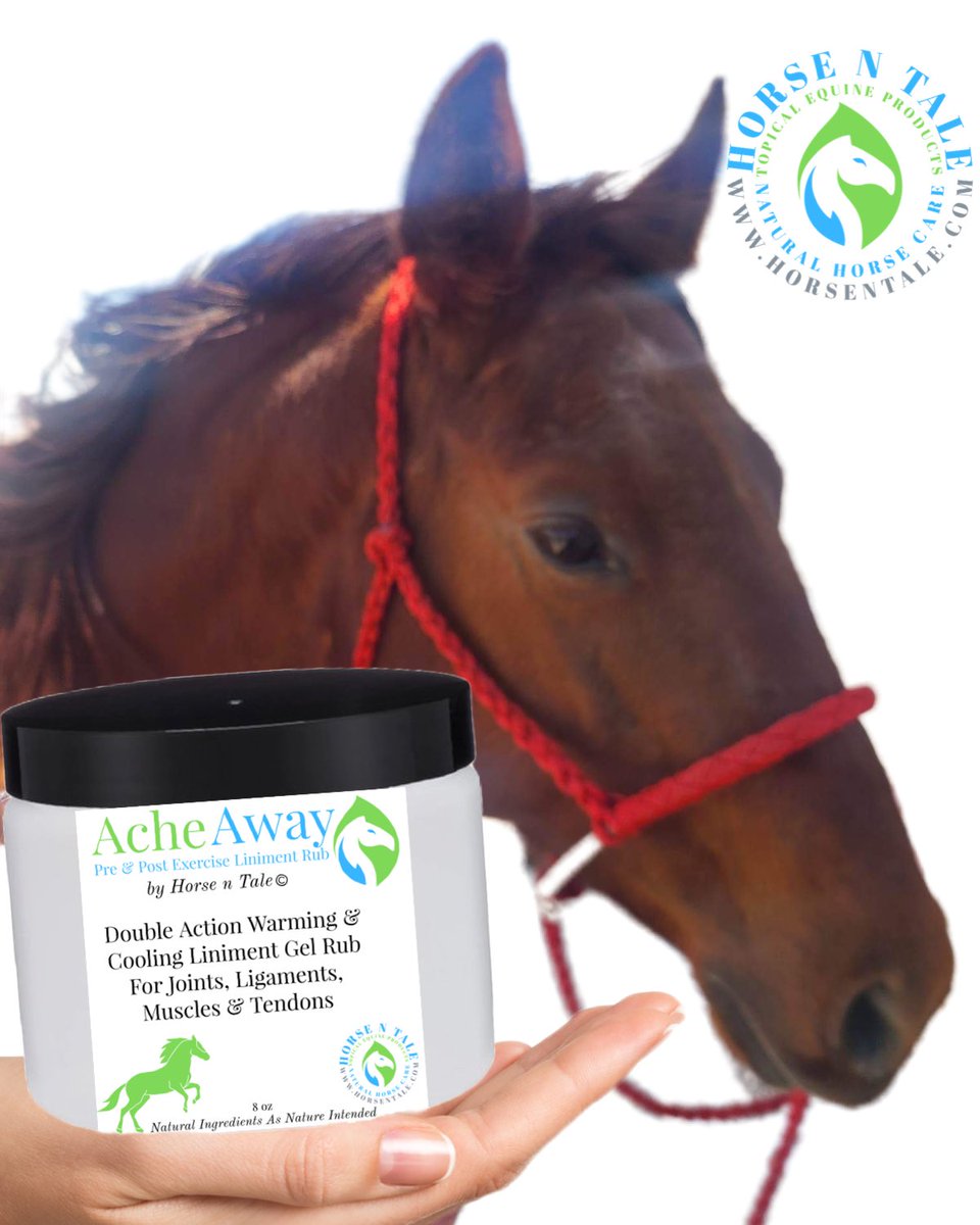 Selfie Saturday Ache Away double action warming & cooling Liniment for joints, ligaments, muscles & tendons.

#horsentale #topicalequineproducts #naturalhorsecare #equine #horse #naturalingredients #horsesupplies #naturalequineproducts
#Saturday #SelfieSaturday #Saturdays