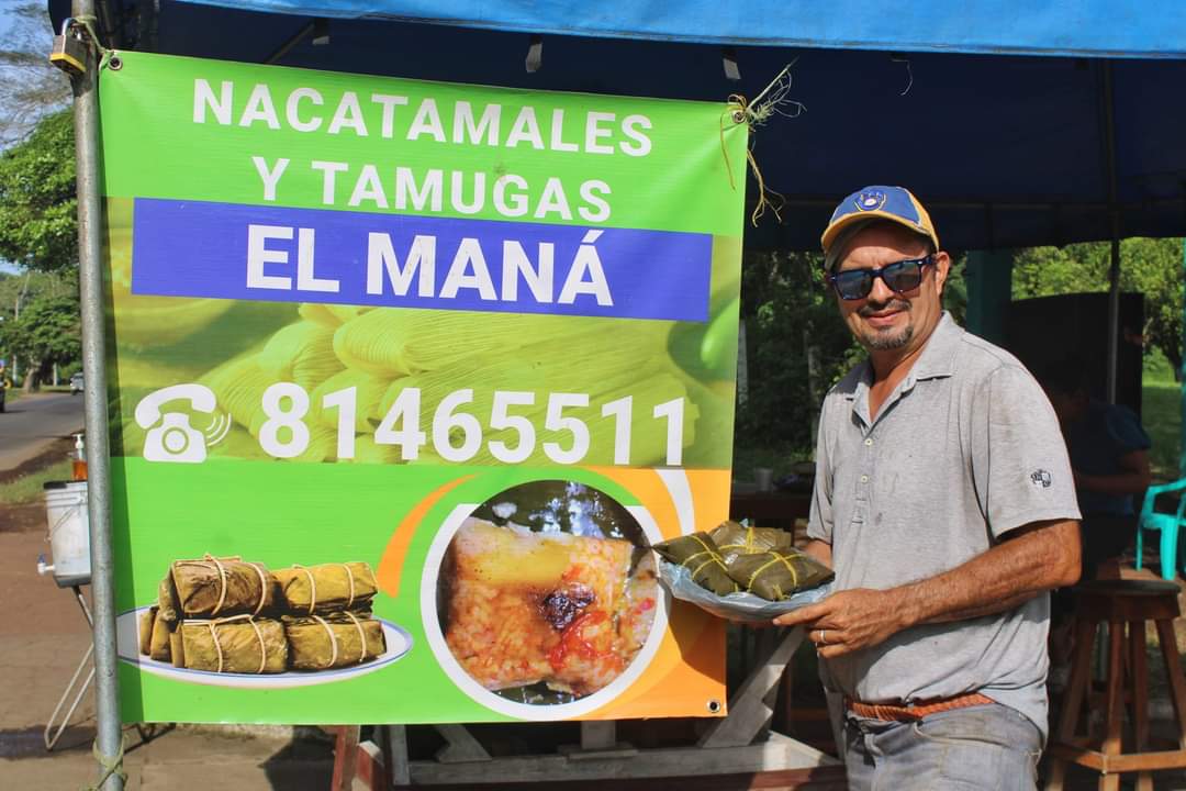 Hoy es Sábado 🌞 de nacatamales y tamugas " El Mana" en #Masatepe 👌💯 recomendados.
➡️ Km 47 1/2 carretera Masatepe- San Marcos. 
➡️ Atienden de Viernes a Domingo de 7 am a 4 pm .
☎️ 81465511 - Jaime Gutierrez Porraz .
#NicaraguaFascinanteIrresistible