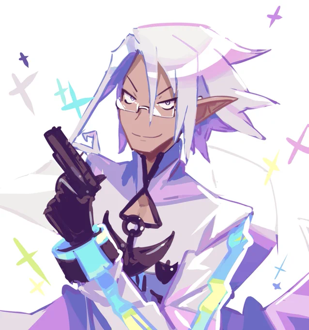 day 8 / prism ranger what do you mean the prompt wasn't a ranger with prismatic colors? #disgaeatober2023 #ディスガイア