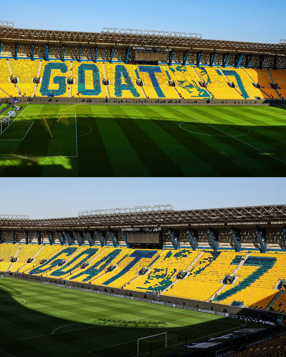 Al Nassr have prepared a tifo to honour Cristiano Ronaldo 😲🔥