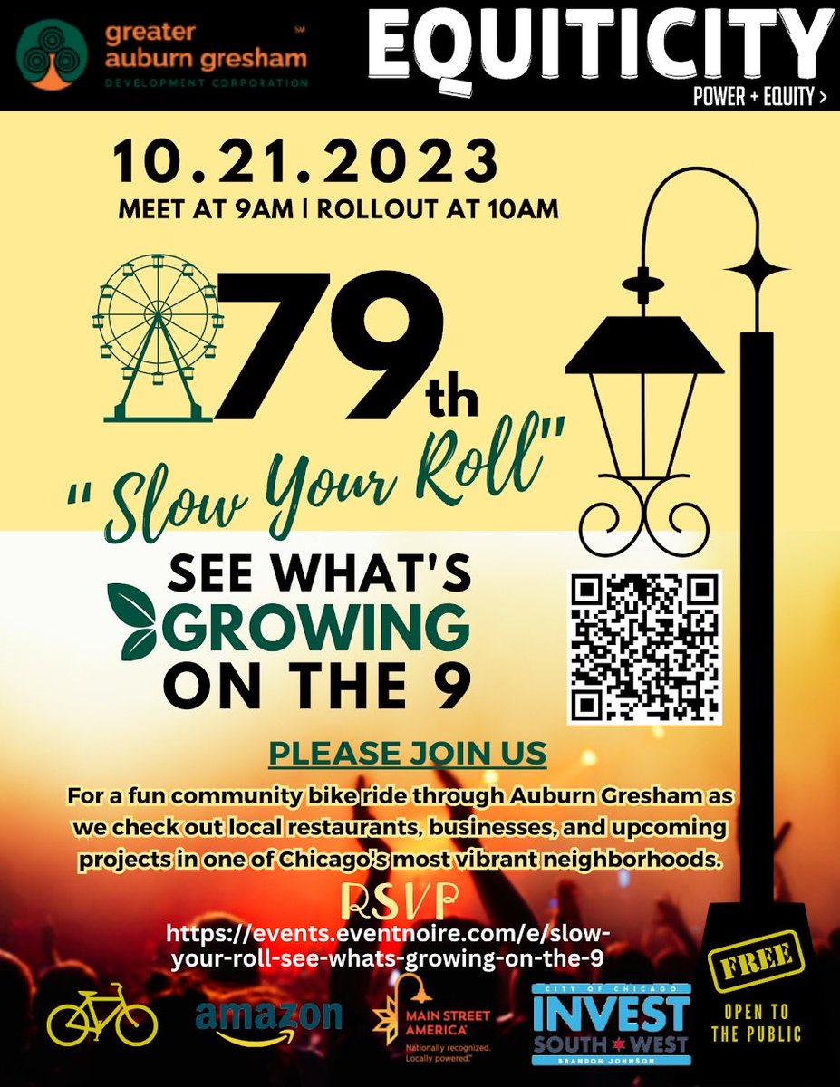 normalsanders's tweet photo. We’re biking the hood today, starting on the 9! Come roll with us and see the new projects in play that are helping #AuburnGresham grow! We also have some best know secrets we’ll roll by so you can get a fall photo op! We’re rolling at 10am. Meet us on the corner of 79th Racine! https://t.co/VXCyCMFR7i