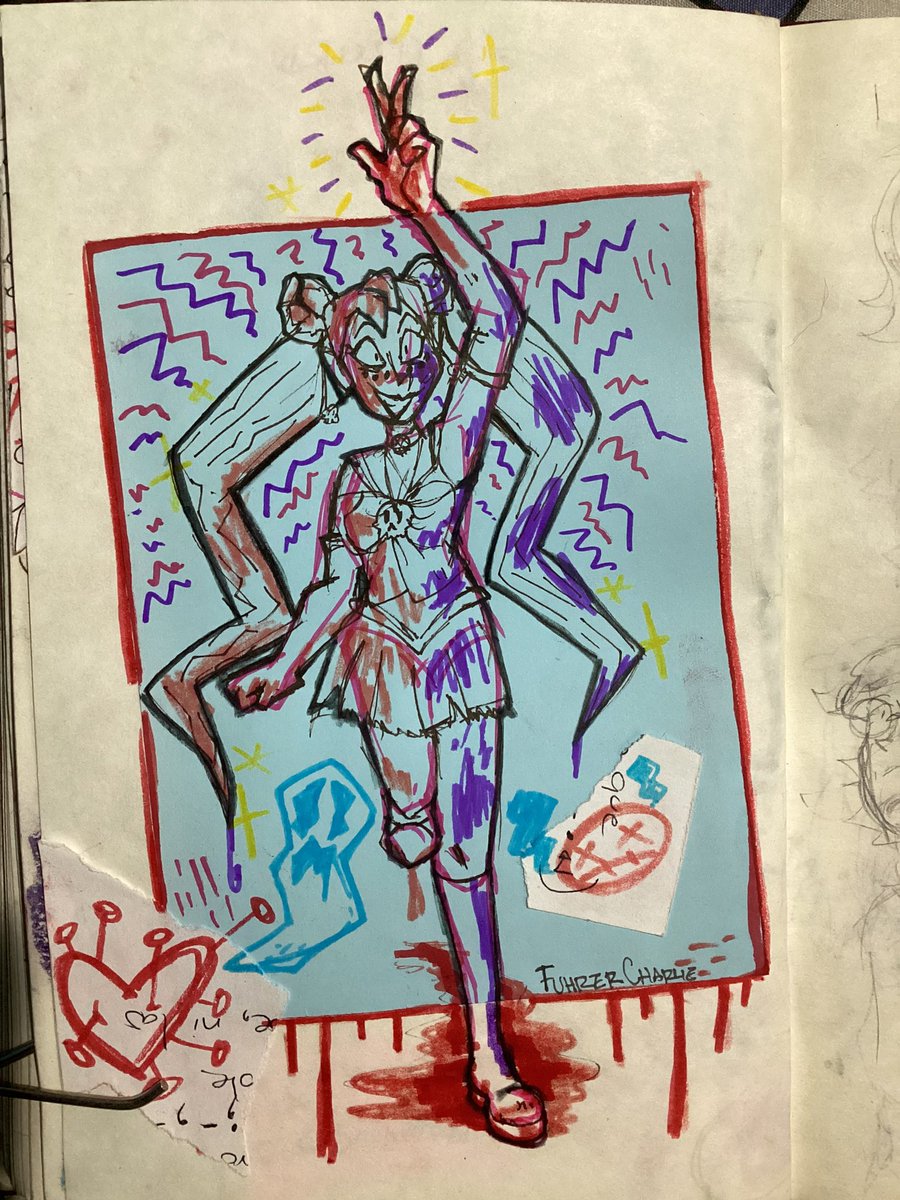 CharlieDeTinta's tweet photo. 🗡️The Sailor Voodoo, Ursula Dupoint🗡️

Get me out of this mess called September and October, little by little I will upload what I have done these days. Fun fact: Sailor Moon is Ursula's favorite series ✨🌙

#superjailoc #superjailocs #greatmamboursula #sailormoon #voodoowitch https://t.co/dYjDvoT7gW